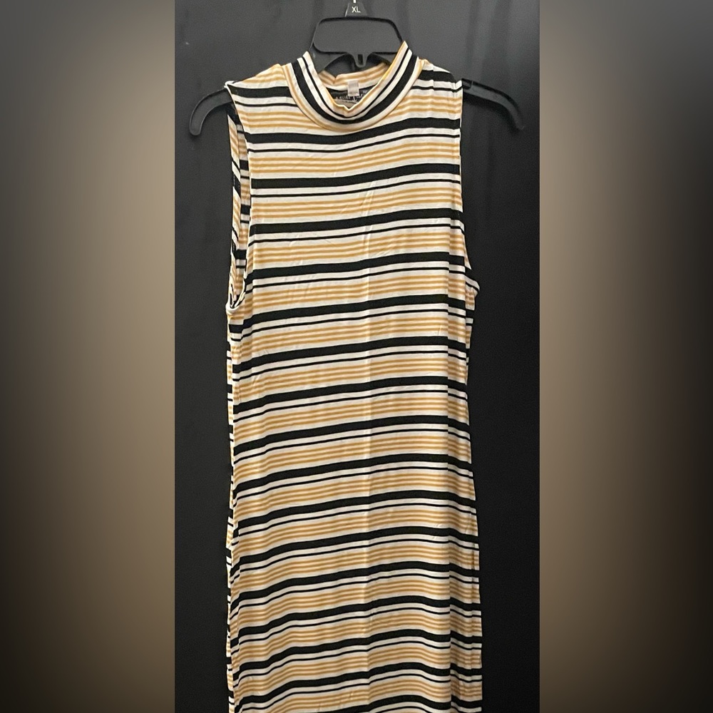 Velvet Torch Striped Dress XL